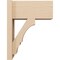 Ekena Millwork 7 1/2-in W x 14-in D x 18-in H Balboa Block Rough Cedar Woodgrain TimberThane Outlooker, Primed Tan OUTUR075X14X18BOA44RCPR - alternate 6